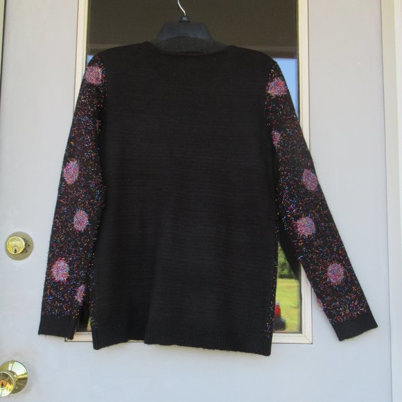 NWT Apt 9 sparkly polka dot sweater - Picture 5 of 15